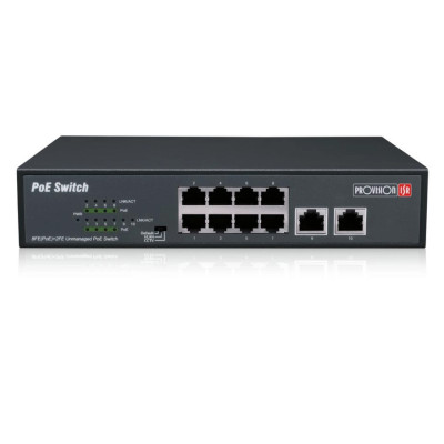 8-портовий PoE-комутатор Provision-ISR PoES-08120C+2I-V2 некерований