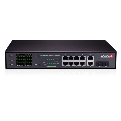8-портовый PoE-коммутатор Provision-ISR PoES-08120GCL+2Combo неуправляемый