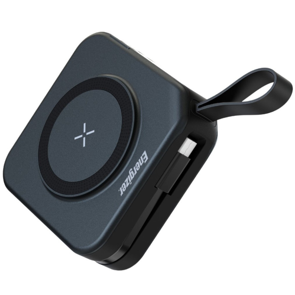 Павербанк Energizer QM10001AC Magnetic Wireless QM10001AC Black (10000 мА·г / 20 Вт)