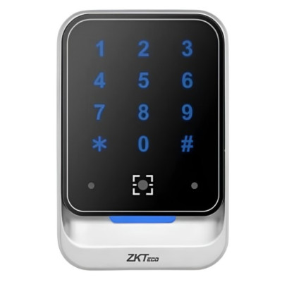 Считыватель EM-Marine и QR-кодов с клавиатурой ZKTeco QR600-HK-EM влагозащищенный