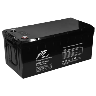 Литиевая аккумуляторная батарея Ritar R-LFP25.6V100AH G1 c Bluetooth (25.6 В / 100 А·ч)