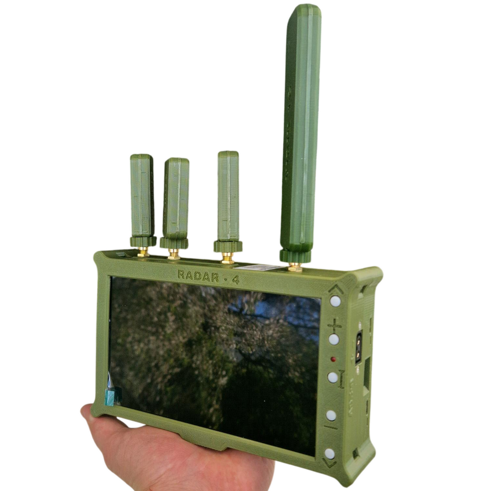 Портативний відеоперехоплювач FPV-дронів VIDIK-P V4 (1.2 / 3.3 / 5.8 / 7.2 ГГц)
