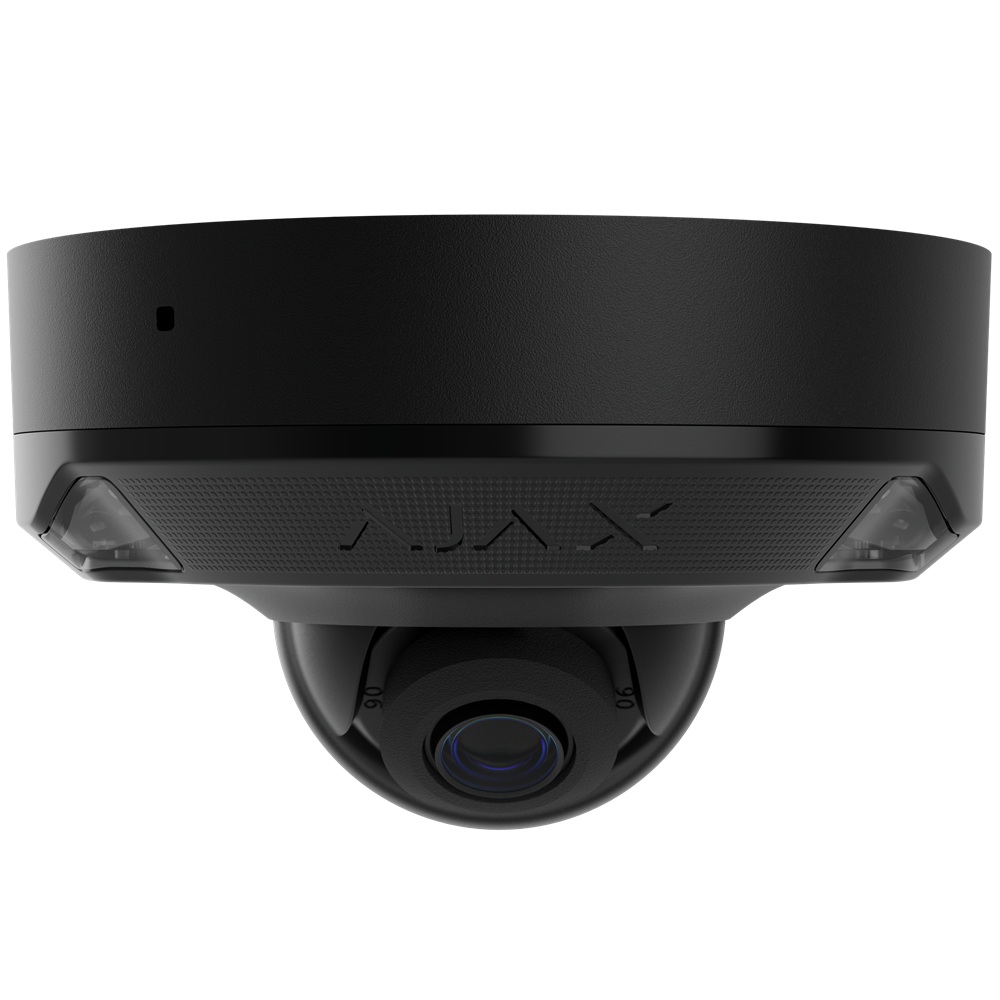 5 Мп IP-камера Ajax DomeCam Mini HL (5 Mp/4 mm) black з гібридним підсвічуванням (126270.214.BL1)