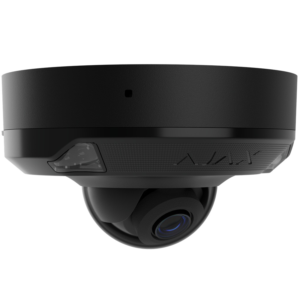 5 Мп IP-камера Ajax DomeCam Mini HL (5 Mp/4 mm) black з гібридним підсвічуванням (126270.214.BL1)