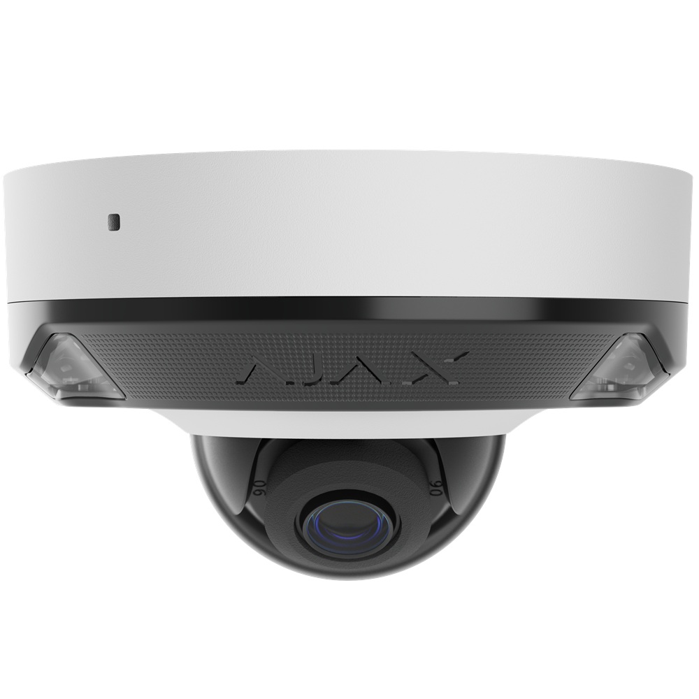 8 Мп IP-камера Ajax DomeCam Mini HL (8 Mp/4 mm) white с гибридной подсветкой (126275.214.WH1)