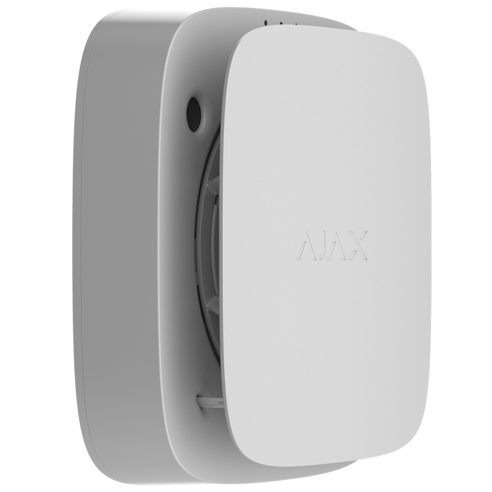 Бездротовий адресний пожежний сповіщувач Ajax EN54 FireProtect (Heat) Jeweller white точковий тепловий (119917.273.WH1)
