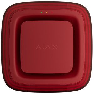 Бездротовий адресний пожежний оповіщувач Ajax EN54 FireProtect (Sounder/VAD) Jeweller red світлозвуковий (118601.279.RD1)