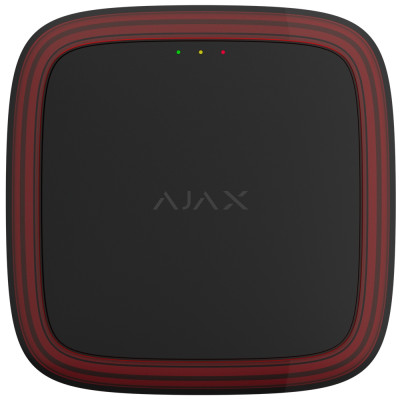 Беспроводной адресный пожарный оповещатель Ajax EN54 FireProtect (VAD) Jeweller black световой (118606.277.BL1)