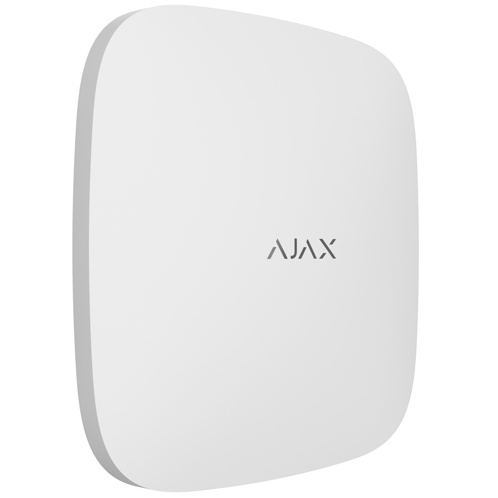 Интеллектуальная централь Ajax Hub Plus Jeweller white с расширенными коммуникационными возможностями