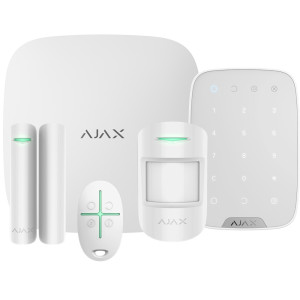 Комплект бездротової сигналізації Ajax StarterKit + KeyPad white