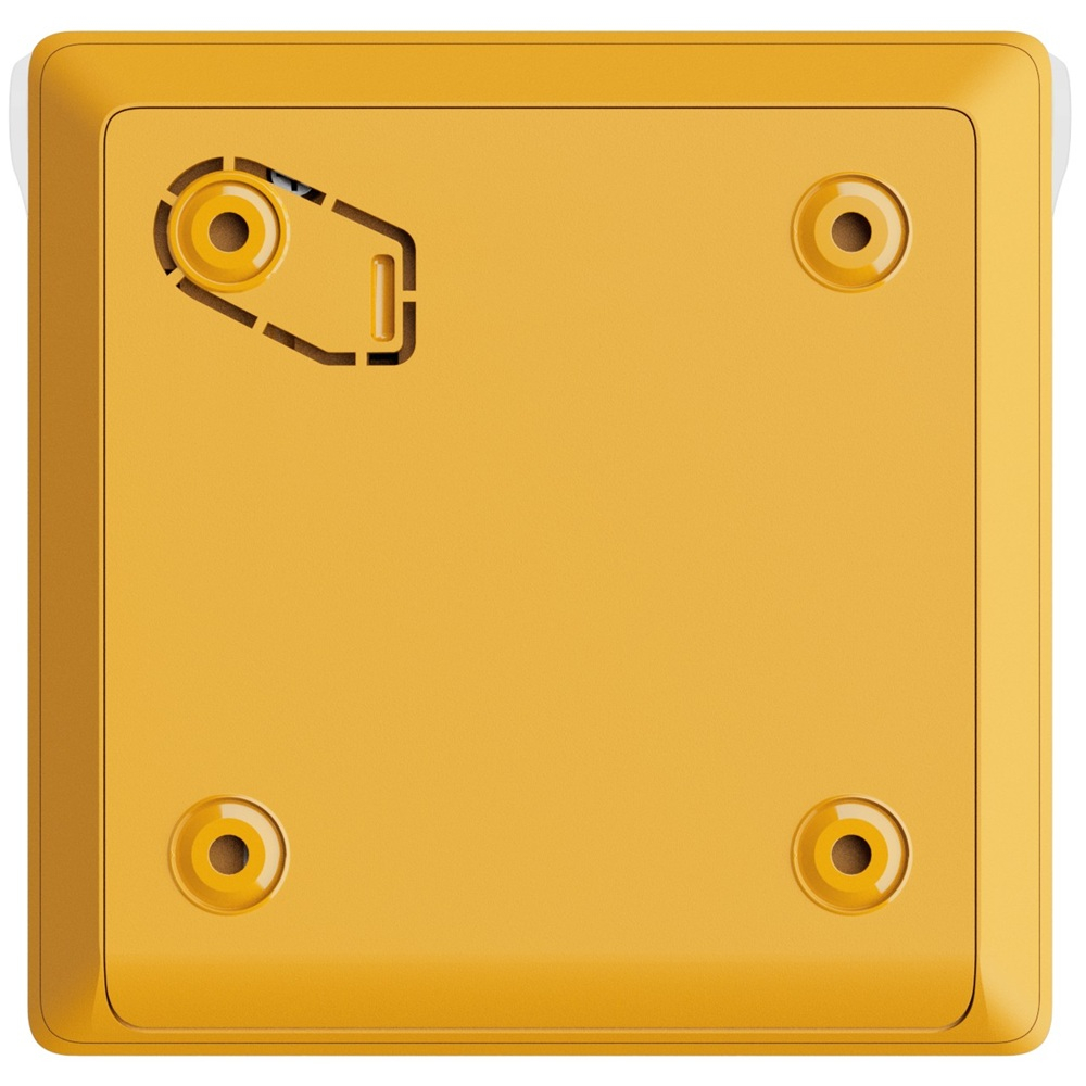 Беспроводная программируемая кнопка Ajax ManualCallPoint Jeweller (Yellow) с механизмом сброса   (87651.171.NC1)