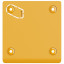 Беспроводная программируемая кнопка Ajax ManualCallPoint Jeweller (Yellow) с механизмом сброса   (87651.171.NC1)