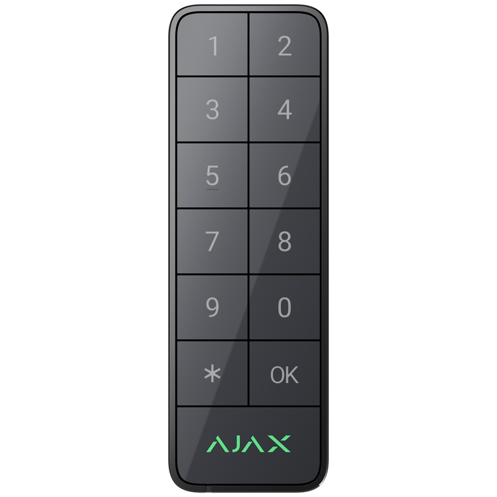 Дротова клавіатура Ajax Superior KeyPad Outdoor Fibra graphite (117761.285.GP)