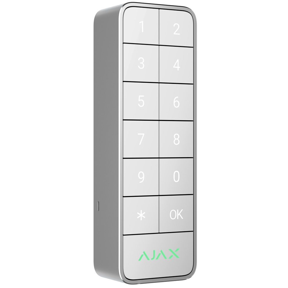 Дротова клавіатура Ajax Superior KeyPad Outdoor Fibra white (117759.285.WH)