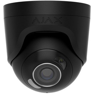 5 Мп IP-камера Ajax TurretCam HL (5 Mp/2.8 mm) black з гібридним підсвічуванням (126260.197.BL1)