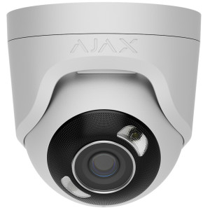 8 Мп IP-камера Ajax TurretCam HL (8 Mp/4 mm) white с гибридной подсветкой (126267.197.WH1)