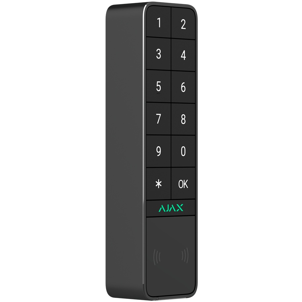 Беспроводная клавиатура Ajax KeyPad Outdoor Jeweller black (99968.286.BL1)