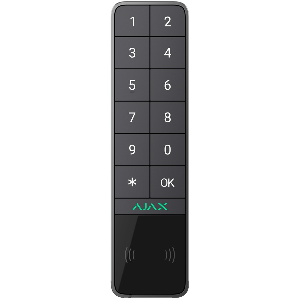 Беспроводная клавиатура Ajax KeyPad Outdoor Jeweller graphite (99969.286.GP1)