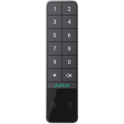 Беспроводная клавиатура Ajax KeyPad Outdoor Jeweller graphite (99969.286.GP1)
