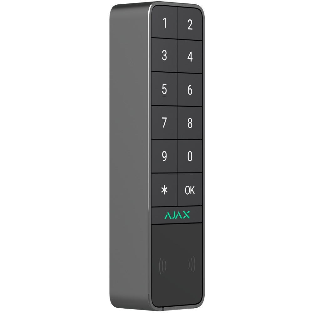 Беспроводная клавиатура Ajax KeyPad Outdoor Jeweller graphite (99969.286.GP1)