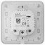 Умный одноклавишный выключатель света Ajax LightSwitch 1-gang Jeweller black 