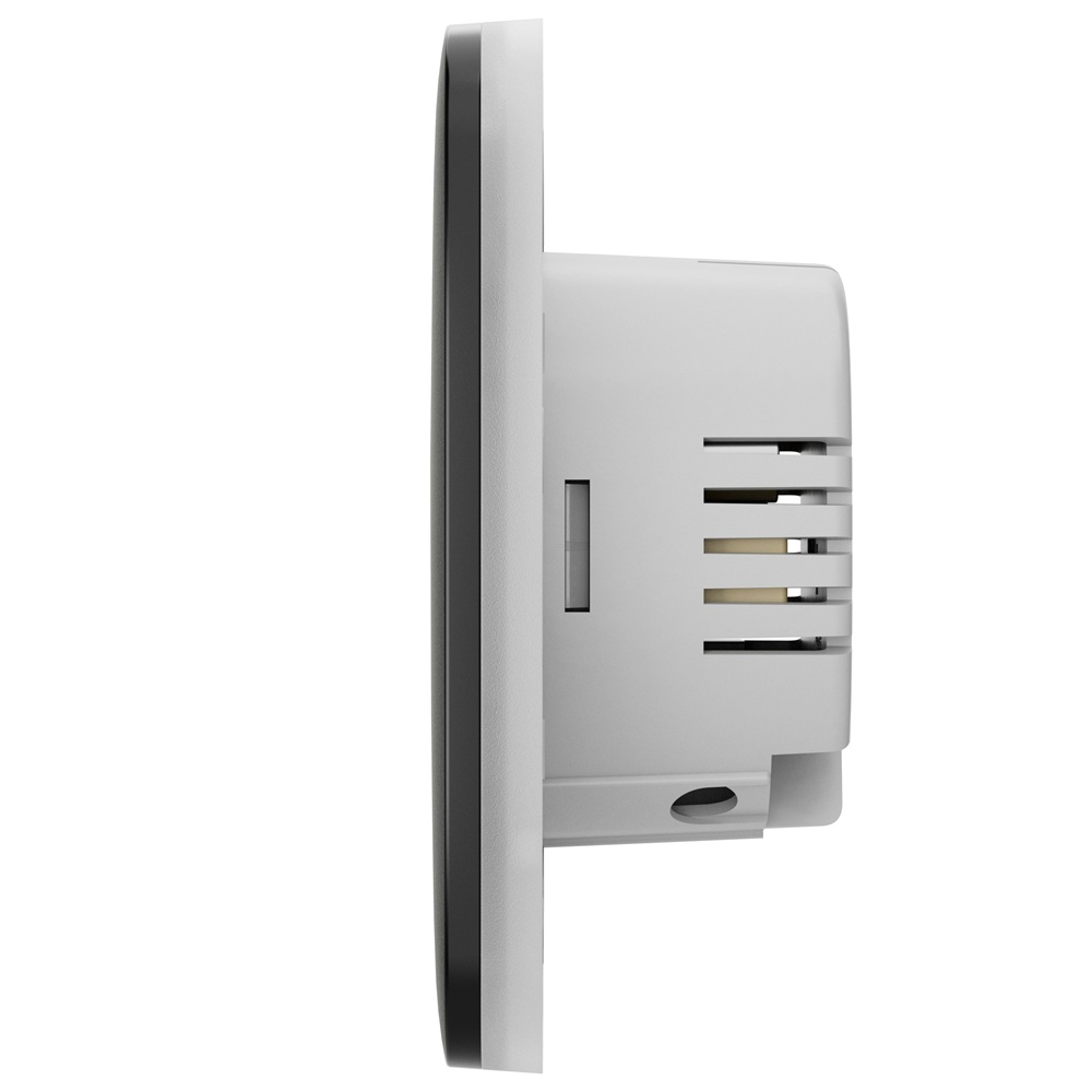 Умный одноклавишный выключатель света Ajax LightSwitch 1-gang Jeweller black 