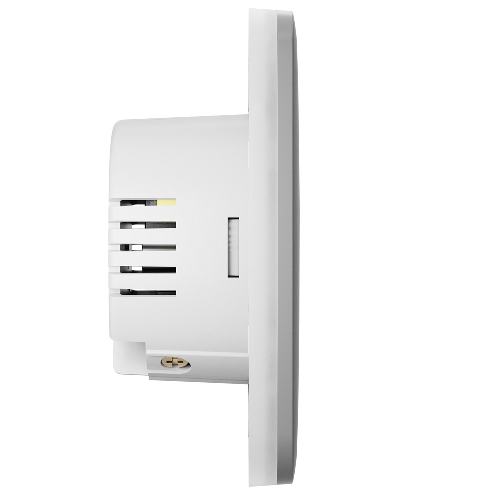 Умный одноклавишный выключатель света Ajax LightSwitch 1-gang Jeweller fog