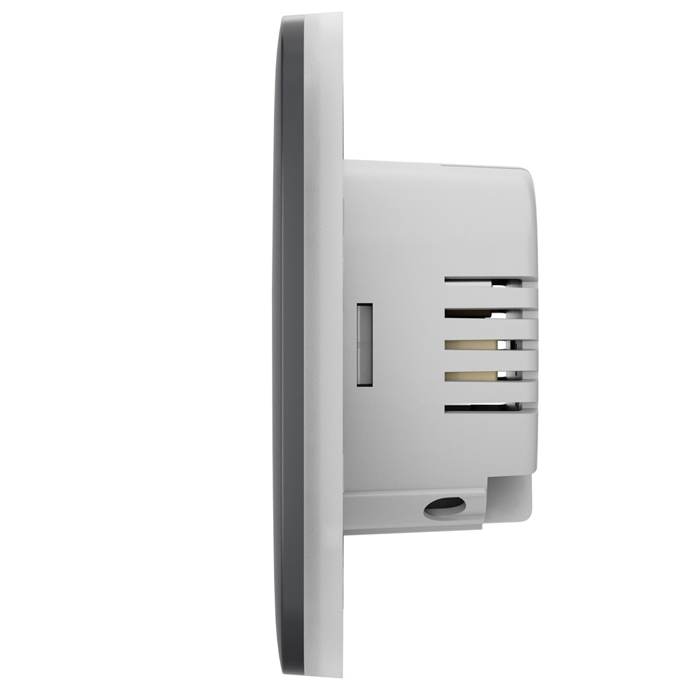 Розумний одноклавішний вимикач світла Ajax LightSwitch 1-gang Jeweller graphite