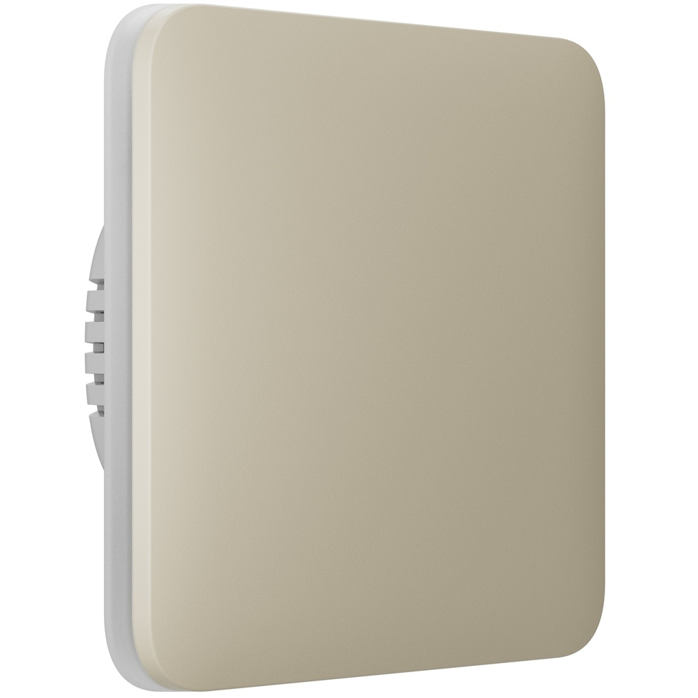 Умный одноклавишный выключатель света Ajax LightSwitch 1-gang Jeweller ivory