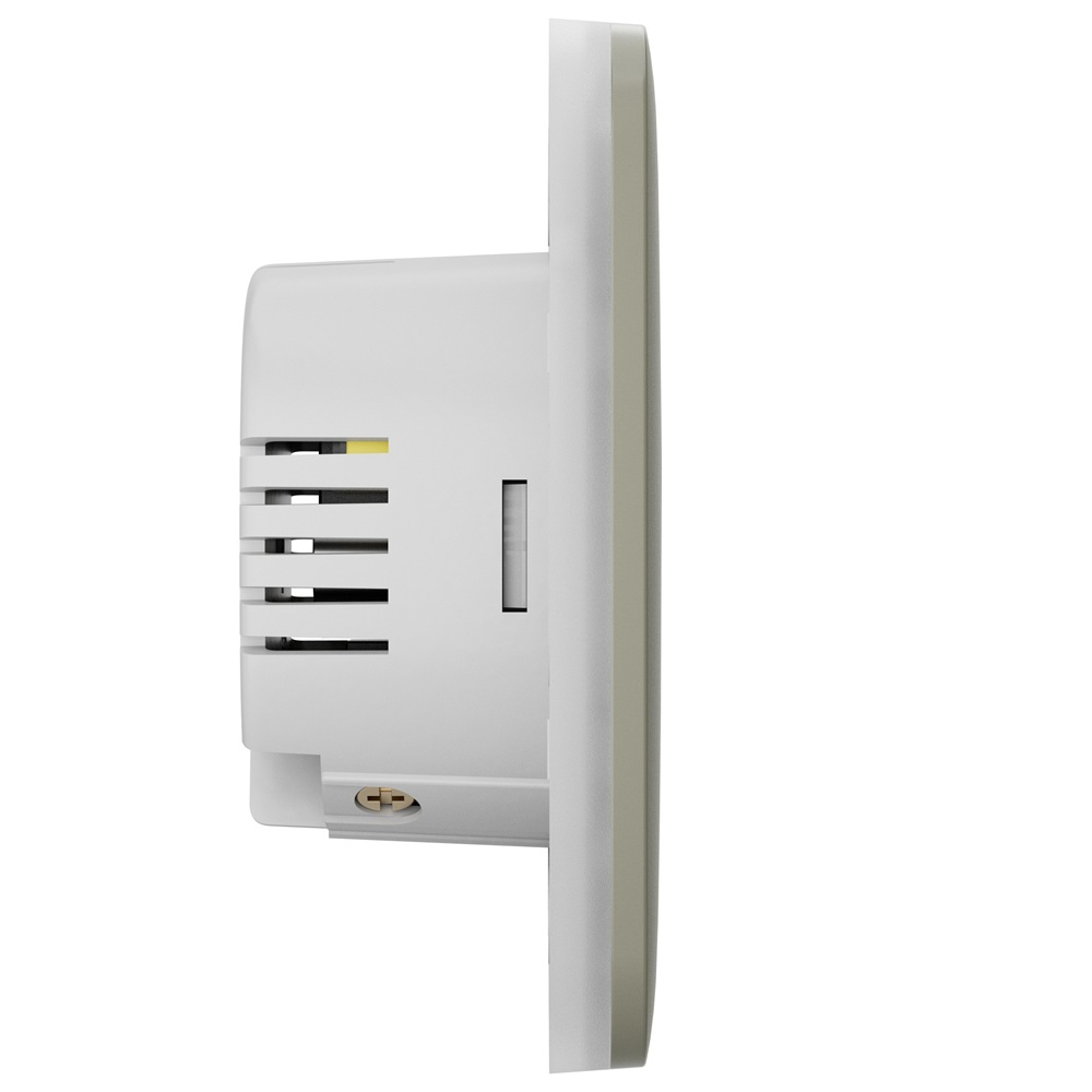 Умный одноклавишный выключатель света Ajax LightSwitch 1-gang Jeweller olive