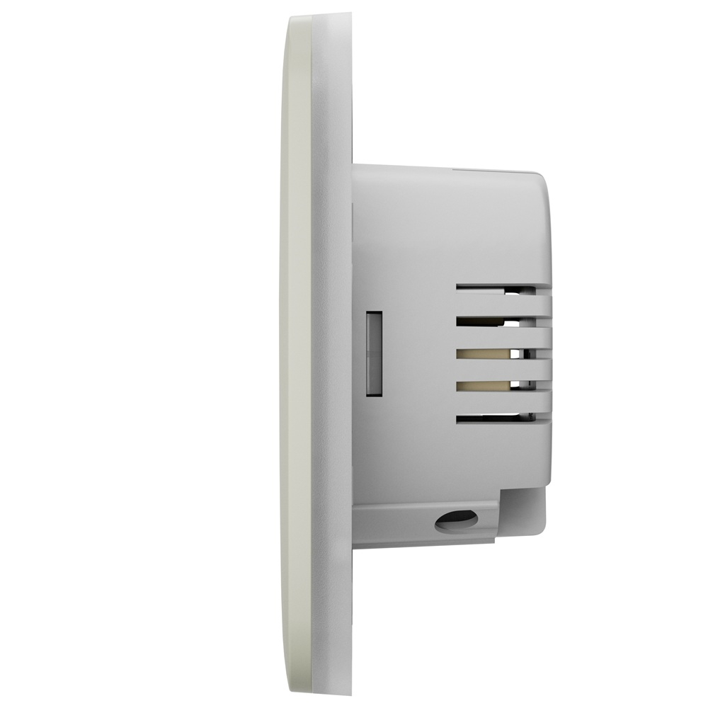 Умный одноклавишный выключатель света Ajax LightSwitch 1-gang Jeweller oyster