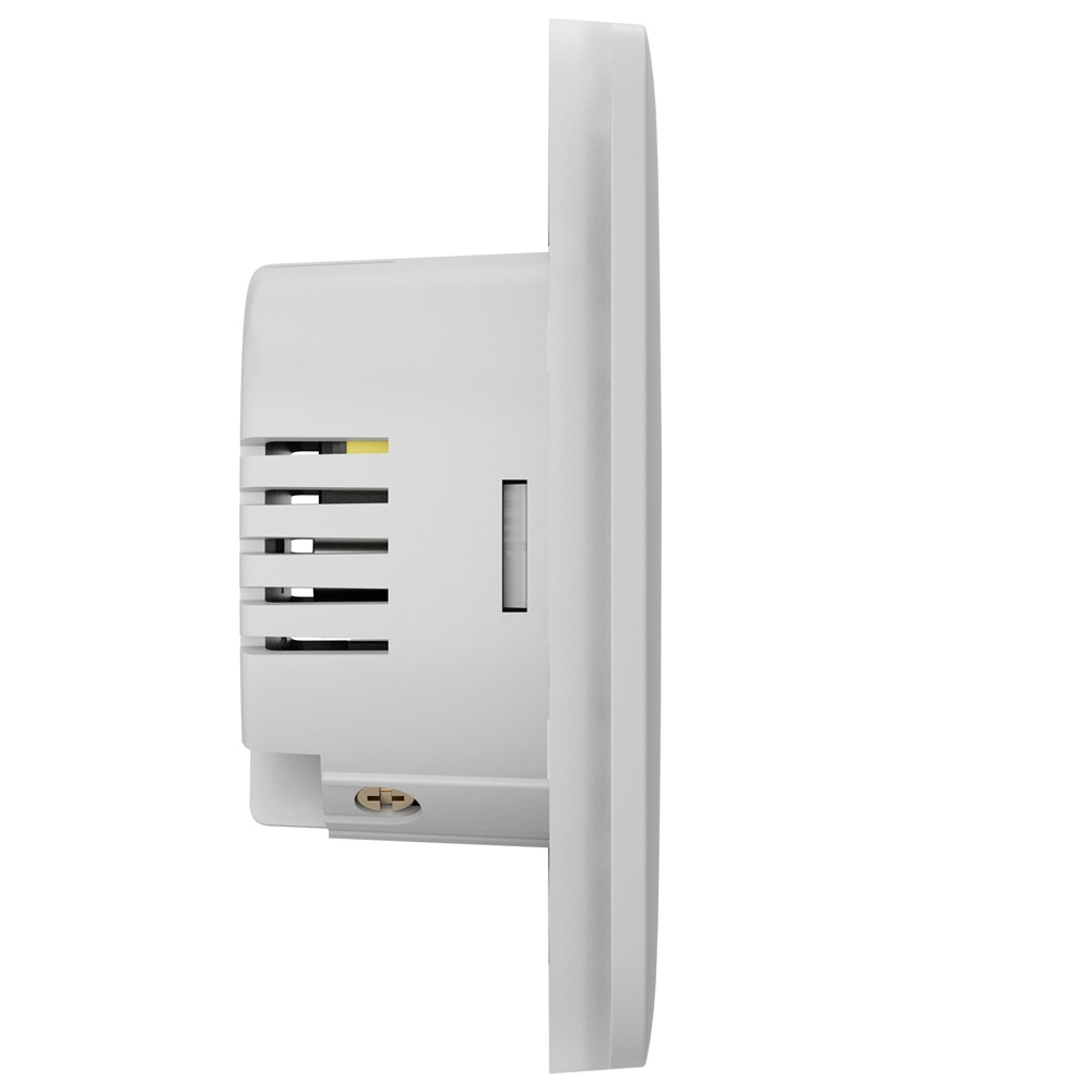 Розумний одноклавішний вимикач світла Ajax LightSwitch 1-gang Jeweller white 