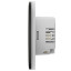 Умный двухклавишный выключатель света Ajax LightSwitch 2-gang Jeweller black