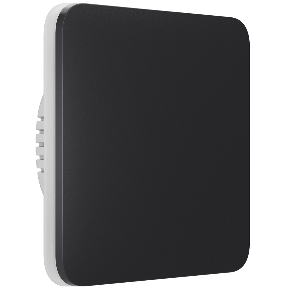 Умный двухклавишный выключатель света Ajax LightSwitch 2-gang Jeweller graphite