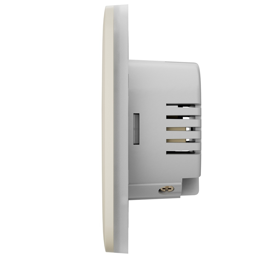 Розумний прохідний вимикач Ajax LightSwitch 2-way Jeweller ivory