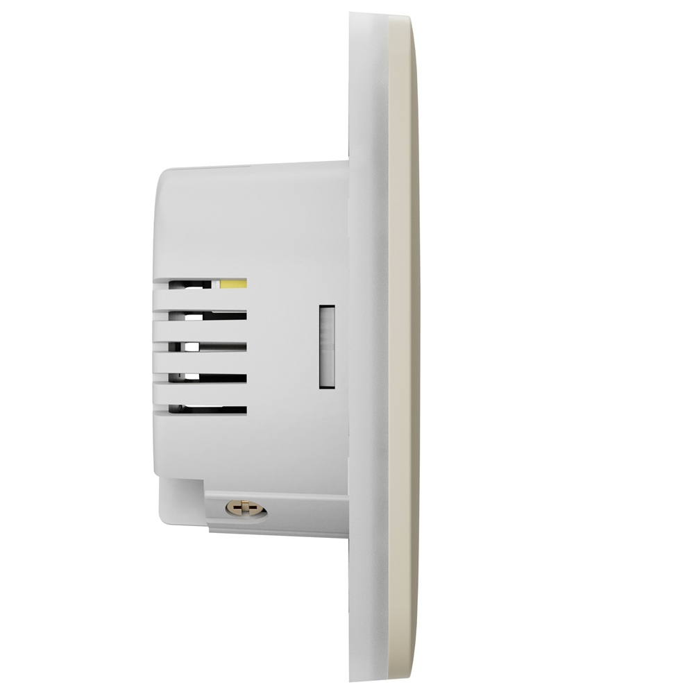 Розумний прохідний вимикач Ajax LightSwitch 2-way Jeweller ivory