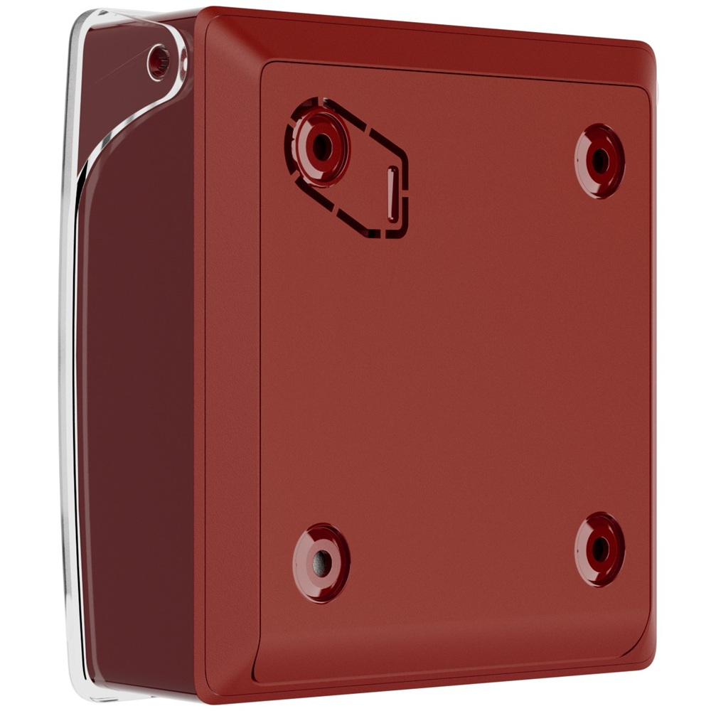 Беспроводная настенная кнопка Ajax ManualCallPoint Jeweller (Red) для активации пожарной тревоги вручную  (60815.171.NC1)