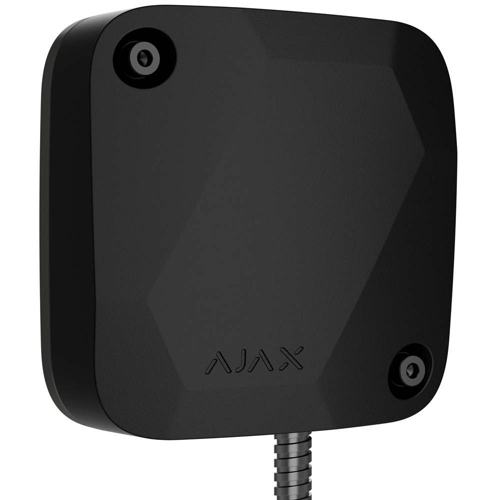 Дротовий датчик вібрації Ajax Superior SeismoProtect G3 Fibra black з додатковим сенсором удару (117736.269.BL1)