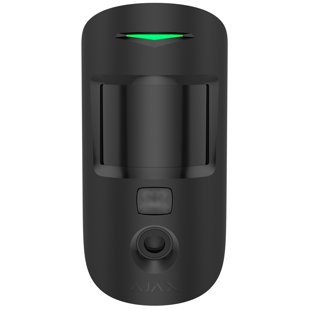 Бездротовий ІЧ датчик руху Ajax Superior MotionCam HD (PhOD) Jeweller black з підтримкою HD-фото (118275.309.BL1)