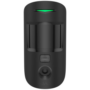 Бездротовий ІЧ датчик руху Ajax Superior MotionCam HD (PhOD) Jeweller black з підтримкою HD-фото (118275.309.BL1)
