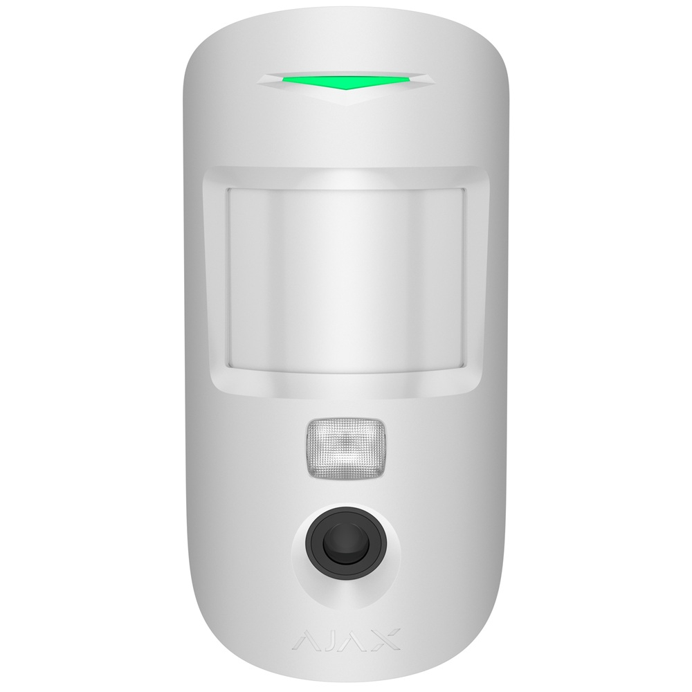 Беспроводной ИК датчик движения Ajax Superior MotionCam HD (PhOD) Jeweller white с поддержкой HD-фото (118274.309.WH1)