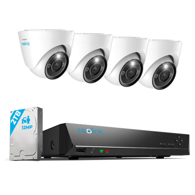 Комплект IP відеоспостереження Reolink RLK8-1200D4-A 2.8 мм