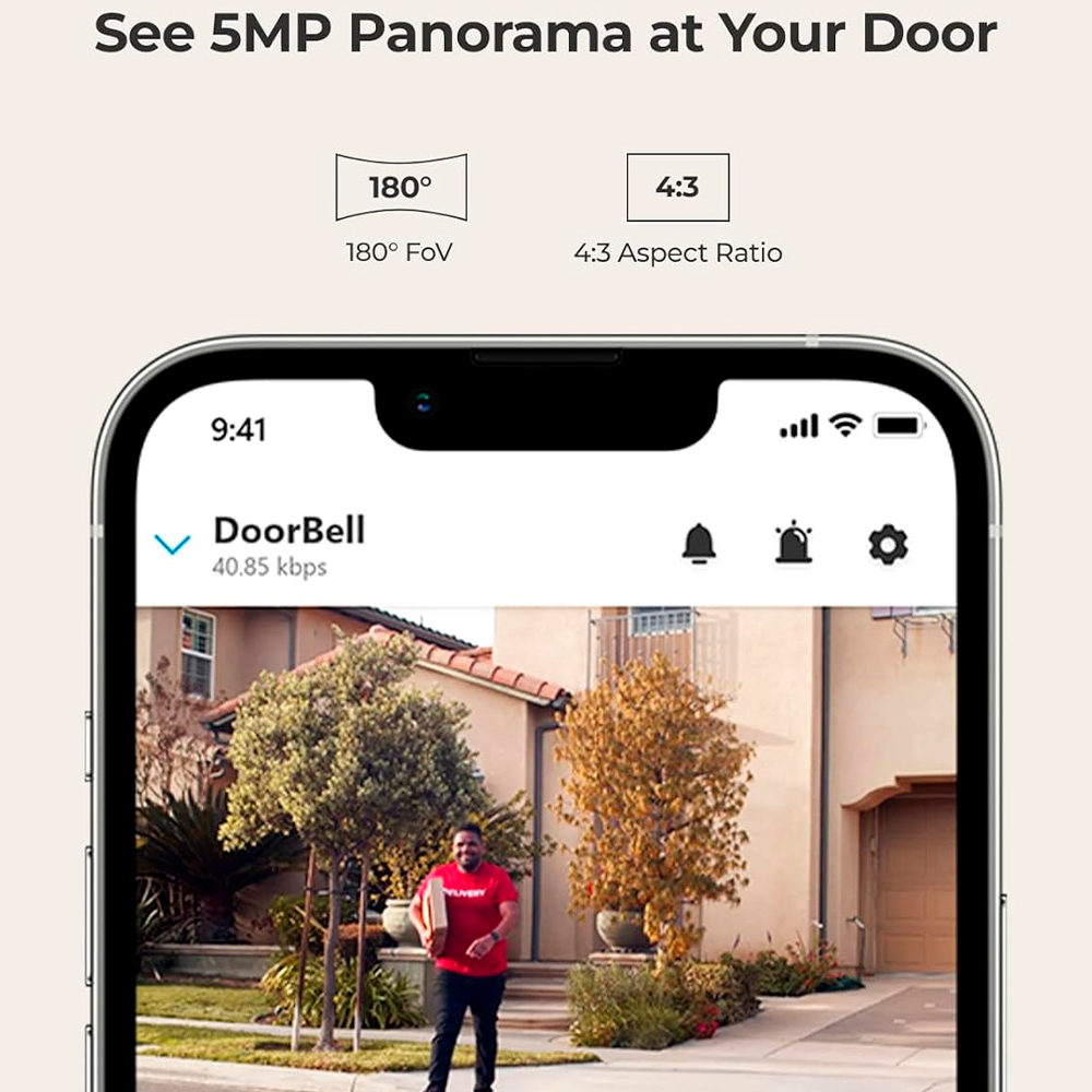 5 МП IP-відеодзвінок Reolink Video Doorbell PoE