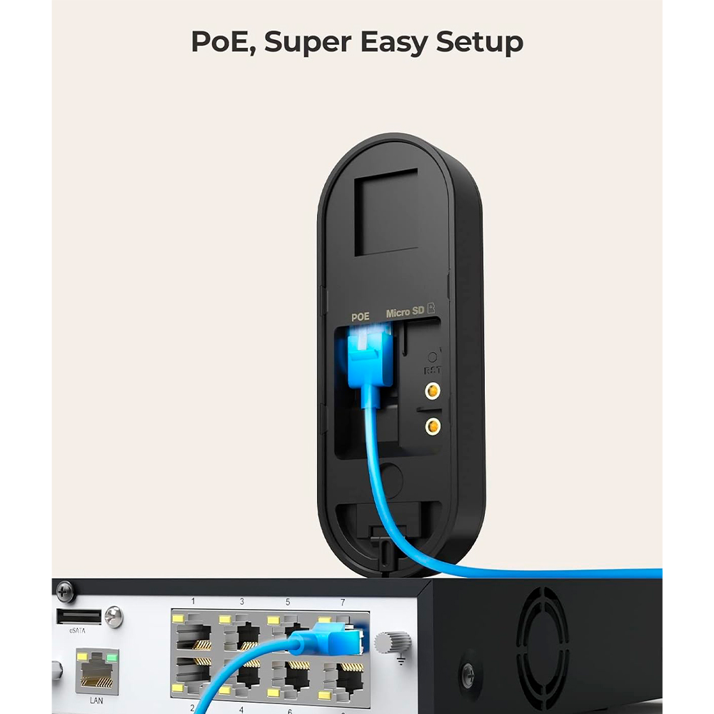 5 МП IP-відеодзвінок Reolink Video Doorbell PoE