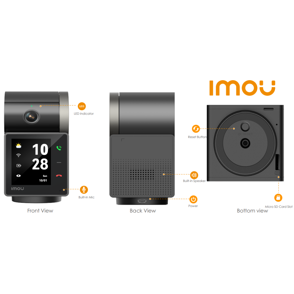 5 Мп Wi-Fi IP-відеокамера Imou Rex VT Pro (IPC-S2VBP-5M0WR) 3.6 мм