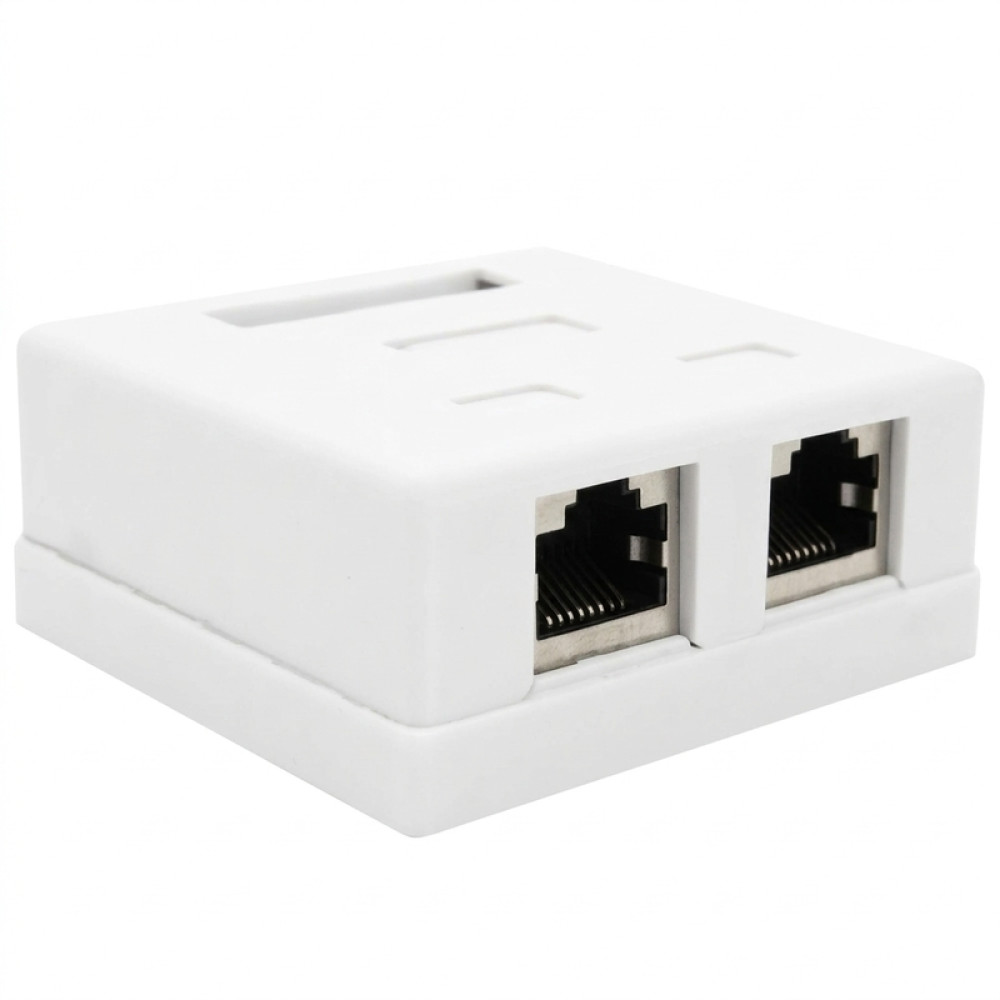 Розетка комп'ютерна RITAR FTP 8P8C RJ45 2 порт Cat-5