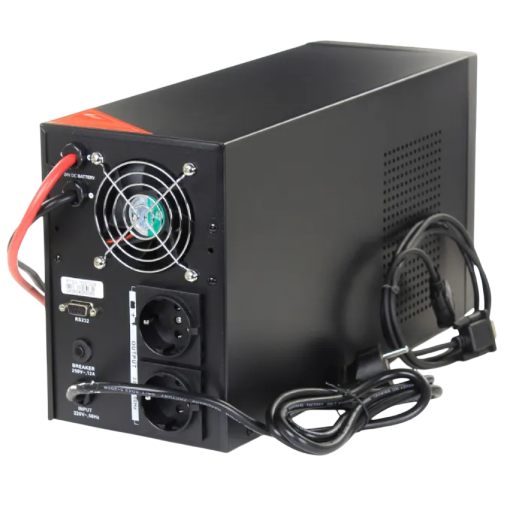 ИБП под аккумулятор RITAR RTSW-1500 LCD (1050 Вт / 1500 ВА / 12 В)