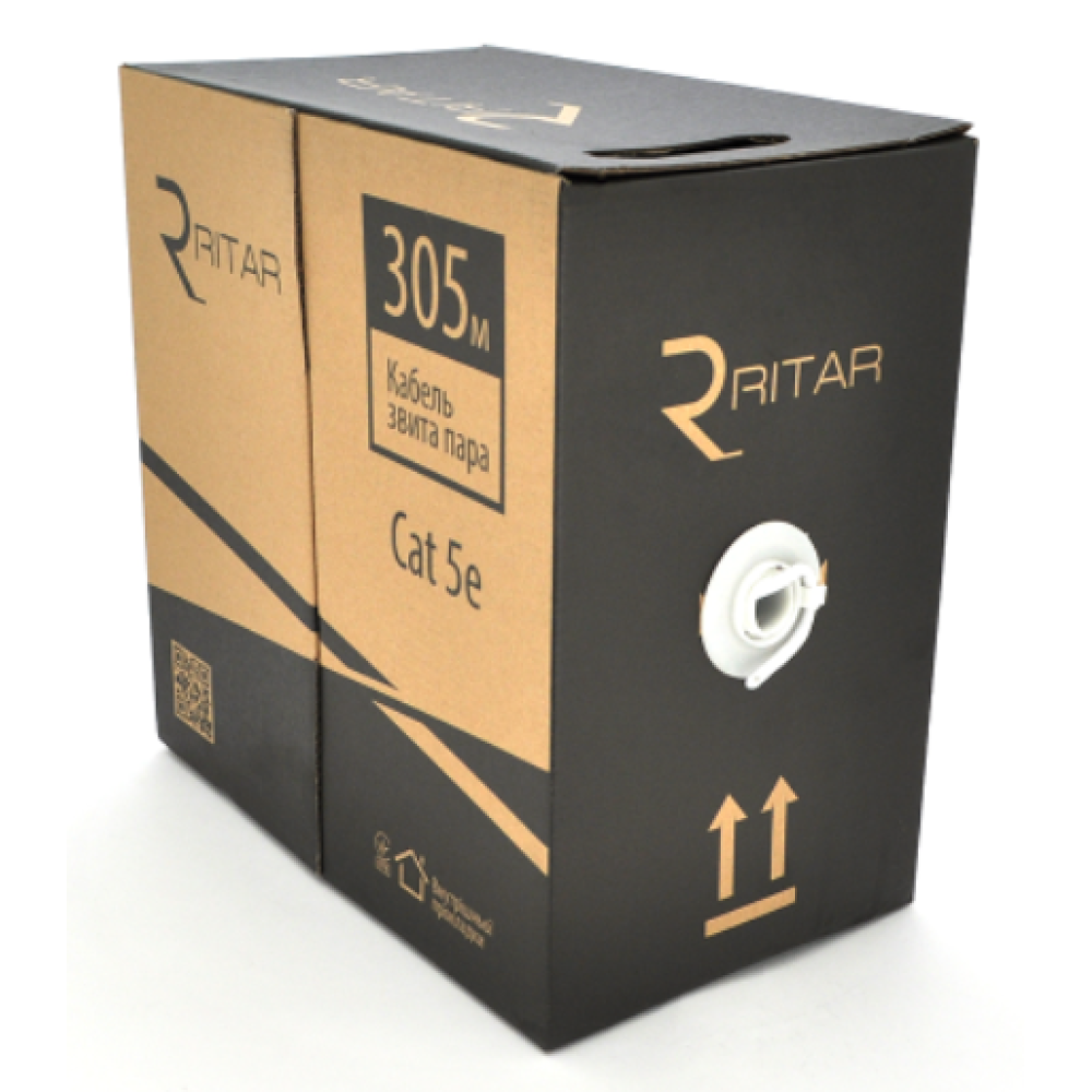 Кабель Ritar КВП UTP (4*2*0.5) 4p 24 AWG (305м)