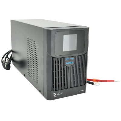 ДБЖ RITAR RTSW-1500 LCD 1500 VA 24 В, правильна синусоїда