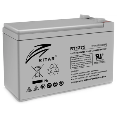 Свинцево-кислотна акумуляторна батарея RITAR RT1275 12 В / 7,5 А·год